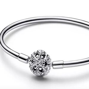 Pandora Silver Snowflake Bracelet Bangle